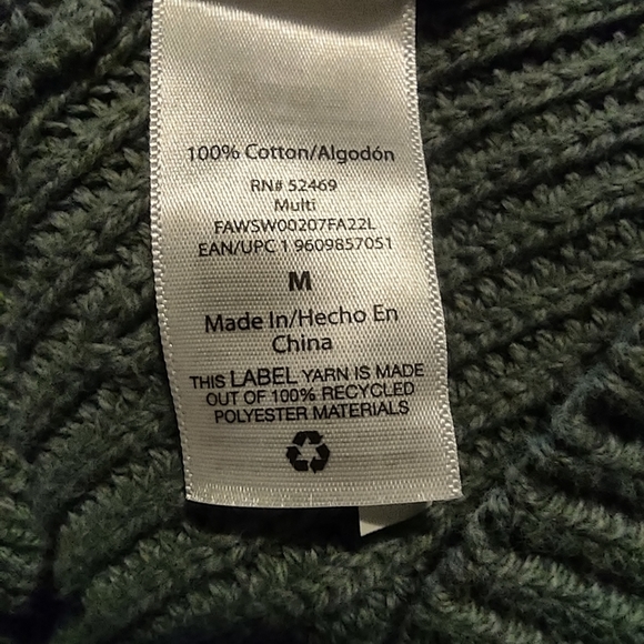 Trendy 80's Style Button Shoulder Sweater Size M - Picture 8 of 9